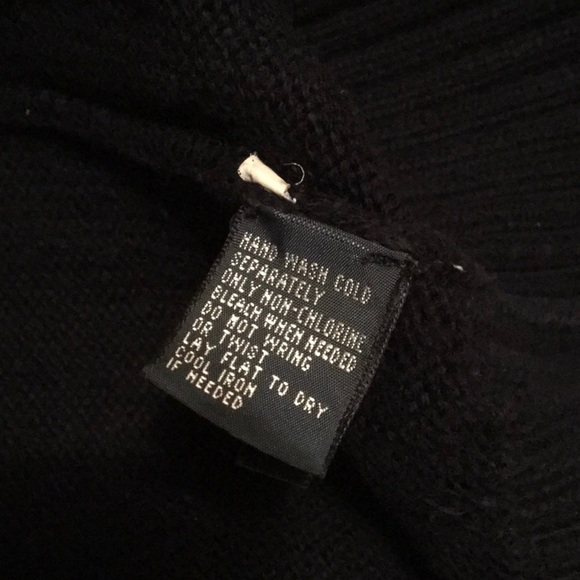 Polo by Ralph Lauren 100% Cotton Quarter Zip Navy Sweater sz L - Picture 7 of 11